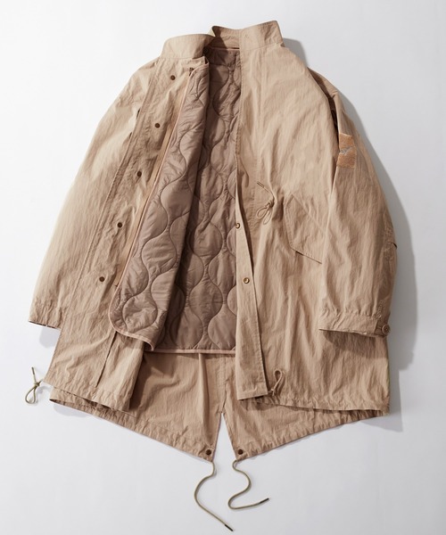 HECT(ヘクト)の「3WAY M-65 Mods Coat & Quilted Liner Set / M-65 3WAY モッズコート&キルティングライナーセット<撥水>(モッズコート・メンズ・ブラック/オリーブ/ダークネイビー/ベージュ/アイボリー/グレー/モカ・M/L/S)」の10枚目の写真