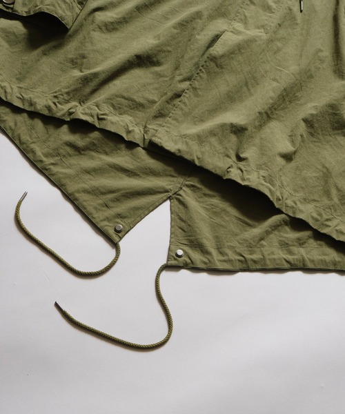 MONO-MART(モノマート)の「【コート/ライナーセット】ビッグシルエット コットンナイロン M-65 モッズコート&キルティングライナーセット/2枚セット/3WAY(モッズコート・メンズ・ブラック/オリーブ/ダークネイビー/ベージュ/アイボリー/グレー・M/L/S)」の21枚目の写真