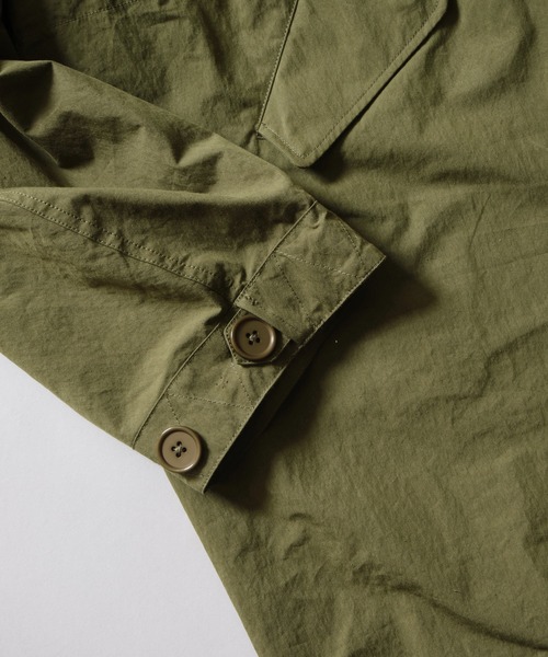 MONO-MART(モノマート)の「【コート/ライナーセット】ビッグシルエット コットンナイロン M-65 モッズコート&キルティングライナーセット/2枚セット/3WAY(モッズコート・メンズ・ブラック/オリーブ/ダークネイビー/ベージュ/アイボリー/グレー・M/L/S)」の20枚目の写真