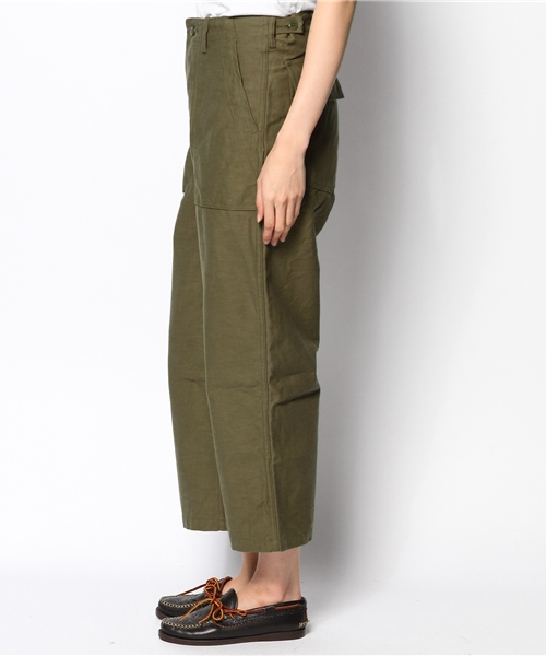 BEAMS BOY（ビームスボーイ）の「BUZZ RICKSON'S / サテンベイカーパンツ（その他パンツ・レディース・オリーブ・ONE SIZE）」の5枚目の写真