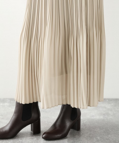 LOWRYS FARM(ローリーズファーム)の「ケシプリーツスカート 927965(スカート・レディース・アイボリー/ブラック系その他/モカ/ブルー系その他・FREE)」の10枚目の写真