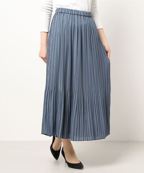 LOWRYS FARM(ローリーズファーム)の「ケシプリーツスカート 927965(スカート・レディース・アイボリー/ブラック系その他/モカ/ブルー系その他・FREE)」の16枚目の写真