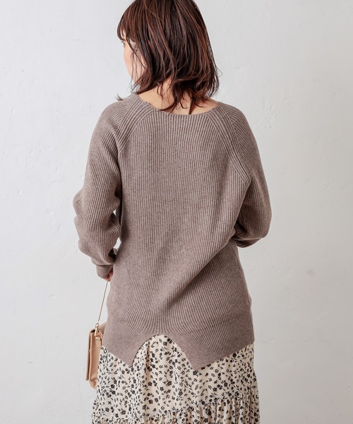 natural couture(ナチュラルクチュール)の「【WEB限定】春めきレディセットアップ(ワンピース・レディース・オフホワイト/モカ/ラベンダー・FREE)」の12枚目の写真