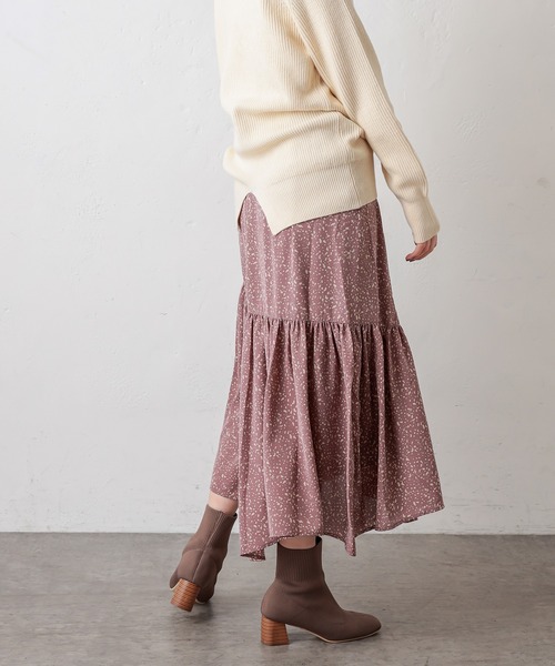 natural couture(ナチュラルクチュール)の「【WEB限定】春めきレディセットアップ(ワンピース・レディース・オフホワイト/モカ/ラベンダー・FREE)」の22枚目の写真