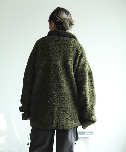 セール】ユニセックスボアジャケット（ブルゾン）｜aimoha（アイモハ