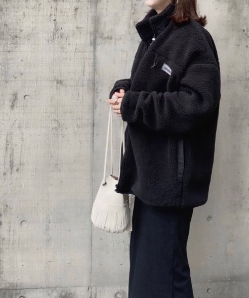 セール】ユニセックスボアジャケット（ブルゾン）｜aimoha（アイモハ