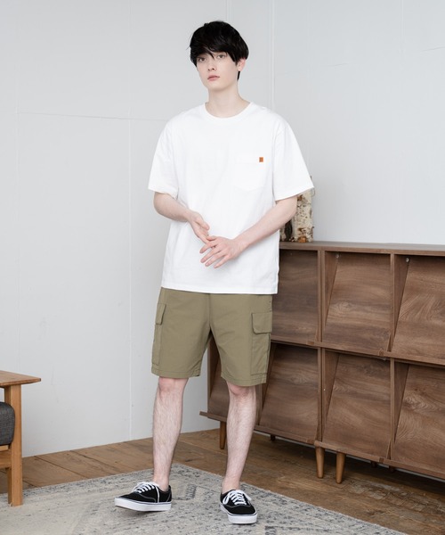 UNIVERSAL OVERALL（ユニバーサルオーバーオール）の「【UNIVERSAL OVERALL】 EASY CARGO SHORTS（カーゴパンツ・メンズ・ブラック/ベージュ/カーキ・SMALL/MEDIUM/LARGE）」の12枚目の写真