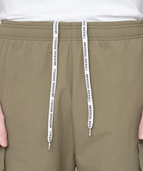 UNIVERSAL OVERALL（ユニバーサルオーバーオール）の「【UNIVERSAL OVERALL】 EASY CARGO SHORTS（カーゴパンツ・メンズ・ブラック/ベージュ/カーキ・SMALL/MEDIUM/LARGE）」の16枚目の写真