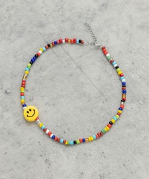 スマイルビーズネックレス