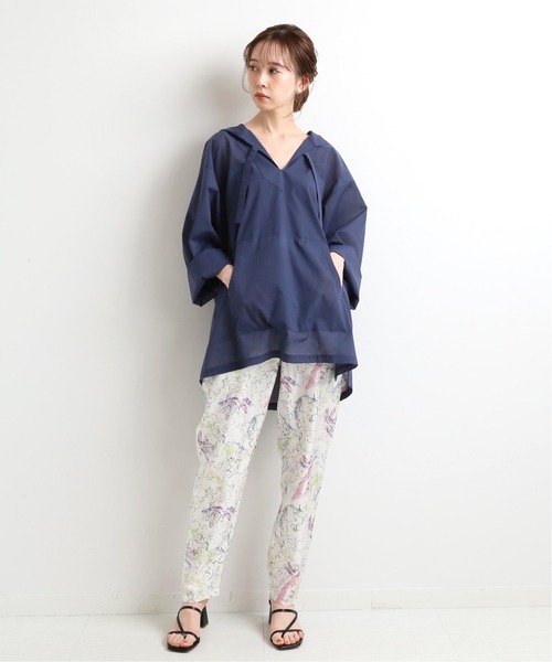 IENA(イエナ)の「【MEXIPA/メキパ】 Yarndyed メキシカンパーカー◆(シャツ/ブラウス・レディース・ホワイト/ネイビー/イエロー/ブルー系その他・FREE)」の15枚目の写真