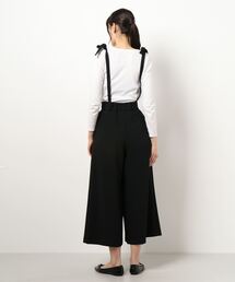 新品to b by agnes bリボンサスペンダーワイドパンツ To b. by agnes b.（トゥービーバイアニエスベー）の「WK50