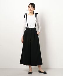 【未使用・美品】To b. by agnès b. ワイドサロペット オールインワン｜To b. by agnès b.（トゥービー バイ