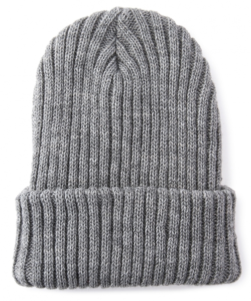 Another Edition（アナザーエディション）の「リブニットキャップ/ AE A RIB KNIT CAP◆（ニットキャップ/ビーニー・レディース・グレー/ワインレッド/ネイビー/ダークグレー/オリーブ/ブラック・フリー）」の3枚目の写真