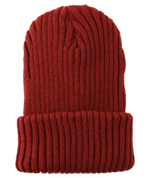 Another Edition（アナザーエディション）の「リブニットキャップ/ AE A RIB KNIT CAP◆（ニットキャップ/ビーニー・レディース・グレー/ワインレッド/ネイビー/ダークグレー/オリーブ/ブラック・フリー）」の6枚目の写真