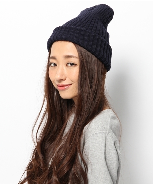 Another Edition（アナザーエディション）の「リブニットキャップ/ AE A RIB KNIT CAP◆（ニットキャップ/ビーニー・レディース・グレー/ワインレッド/ネイビー/ダークグレー/オリーブ/ブラック・フリー）」の11枚目の写真