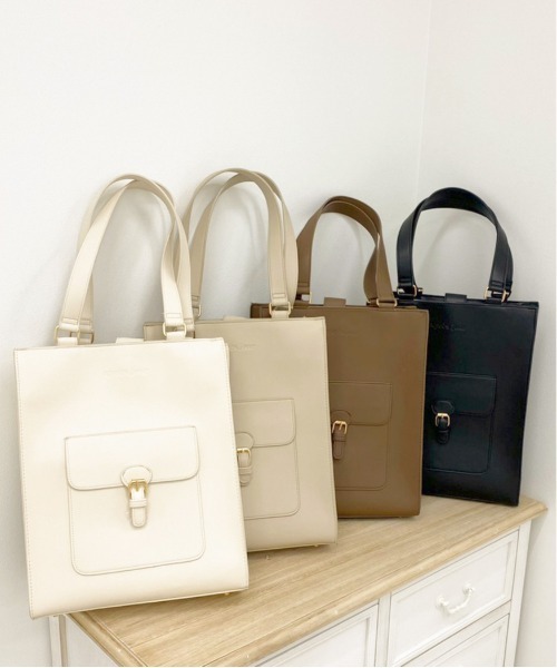 フェイクレザースクエアバッグ【ZOZOTOWN限定アイテム】【2AP