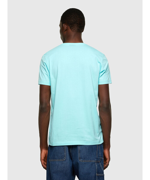 メンズ Tシャツ プリント ロゴ タイトフィット 半袖 Tシャツ トップス プリント カットソー ロゴ Diesel ディーゼル のファッション