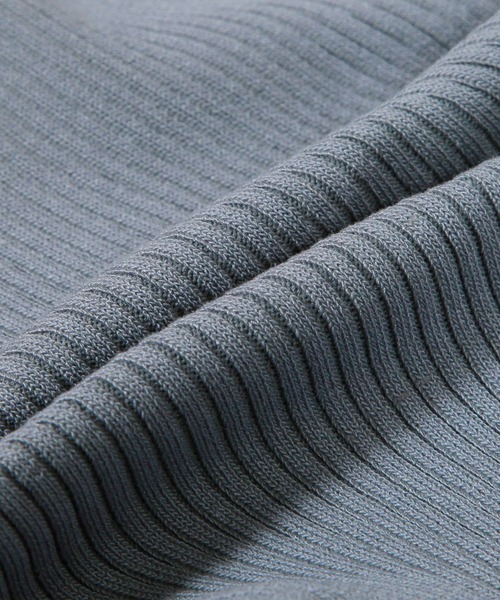 Julia Boutique（ジュリアブティック）の「丈が選べるベーシック半袖ニットタイトワンピース/21044（ワンピース・レディース・ベージュ系その他/ブラック系その他2/ベージュ系その他2/ブルー系その他2/ブルー系その他3/ブルー系その他4/パープル系その他2/ピンク系その他2/ブラック系その他/ブルー系その他/パープル系その他/ピンク系その他・14）」の15枚目の写真