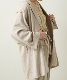 Kastane | ストレッチリネンパッチワークジャケット(その他アウター)