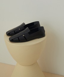 ADAM ET ROPE' | レザーグルカバブーシュ(パンプス)