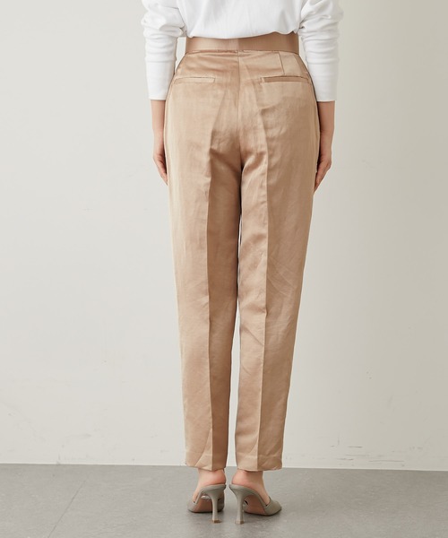 Whim Gazette（ウィムガゼット）の「サテンウエストマークタックパンツ（その他パンツ・レディース・ホワイト系その他/ベージュ・36/38）」の21枚目の写真