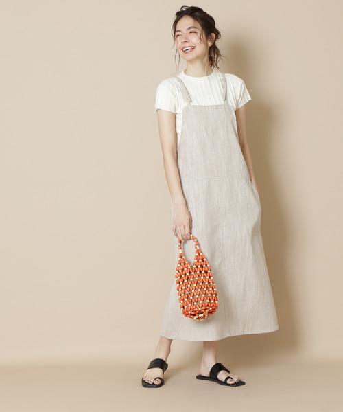 N.（N. Natural Beauty Basic）（エヌエヌナチュラルビューティーベーシック）の「【追加生産】ボトルネックリブニット（ニット/セーター・レディース・グレー/ホワイト/ブルー/オレンジ・MEDIUM）」の8枚目の写真