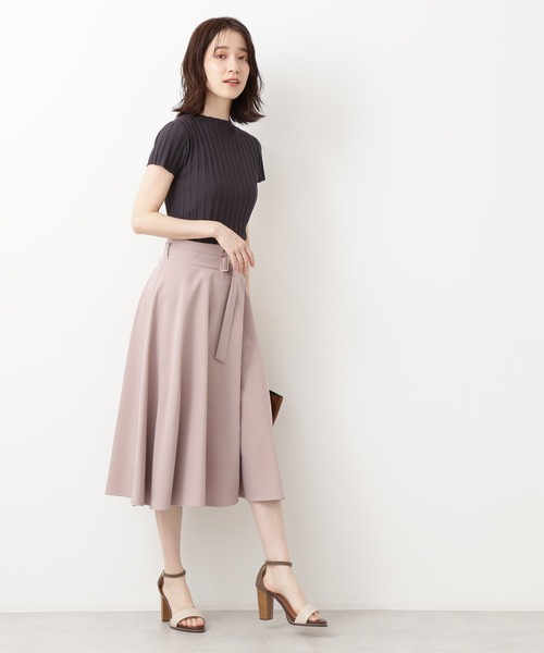 N.（N. Natural Beauty Basic）（エヌエヌナチュラルビューティーベーシック）の「【追加生産】ボトルネックリブニット（ニット/セーター・レディース・グレー/ホワイト/ブルー/オレンジ・MEDIUM）」の16枚目の写真