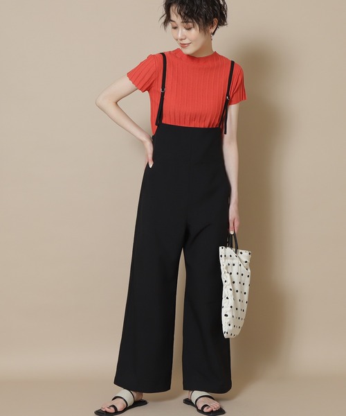 N.（N. Natural Beauty Basic）（エヌエヌナチュラルビューティーベーシック）の「【追加生産】ボトルネックリブニット（ニット/セーター・レディース・グレー/ホワイト/ブルー/オレンジ・MEDIUM）」の5枚目の写真