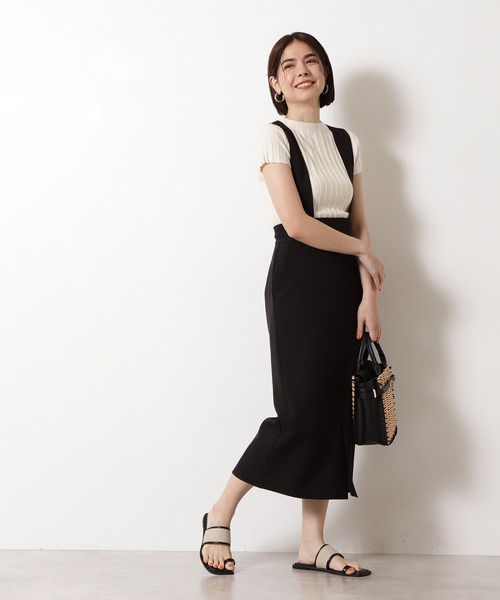 N.（N. Natural Beauty Basic）（エヌエヌナチュラルビューティーベーシック）の「【追加生産】ボトルネックリブニット（ニット/セーター・レディース・グレー/ホワイト/ブルー/オレンジ・MEDIUM）」の20枚目の写真