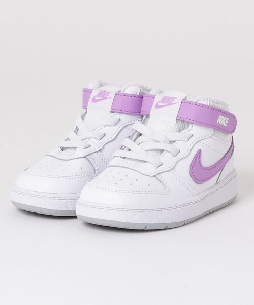 NIKE（ナイキ）の「NIKE ナイキ 12-16COURT BOROUGH MID 2 (TDV