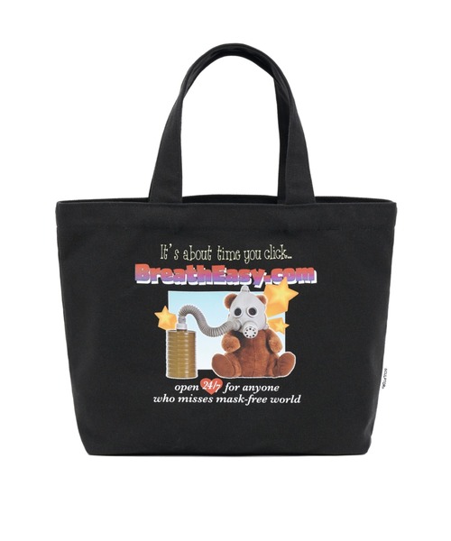 SCULPTOR（スカルプター）の「TEDDY ONLINE AD TOTE BAG/テディオンラインADトートバッグ（トートバッグ・レディース・ブラック/アイボリー・FREE）」の2枚目の写真