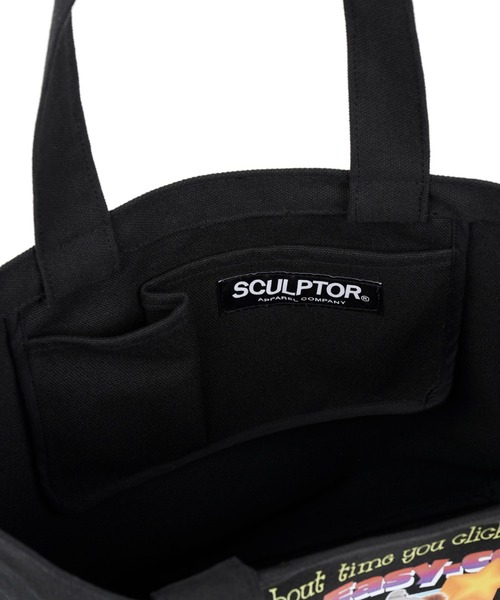SCULPTOR（スカルプター）の「TEDDY ONLINE AD TOTE BAG/テディオンラインADトートバッグ（トートバッグ・レディース・ブラック/アイボリー・FREE）」の19枚目の写真