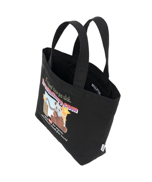 SCULPTOR（スカルプター）の「TEDDY ONLINE AD TOTE BAG/テディオンラインADトートバッグ（トートバッグ・レディース・ブラック/アイボリー・FREE）」の20枚目の写真