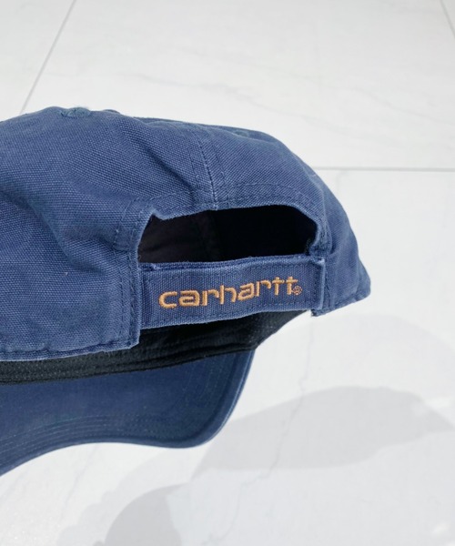 Carhartt(カーハート)の「【Carhartt カーハート】ウォッシュドツイルキャップ Cotton Canvas Cap(キャップ・レディース・ブラック/ネイビー/ブラウン/グレー・FREE)」の10枚目の写真