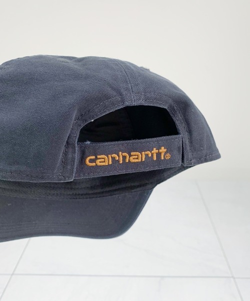 Carhartt(カーハート)の「【Carhartt カーハート】ウォッシュドツイルキャップ Cotton Canvas Cap(キャップ・レディース・ブラック/ネイビー/ブラウン/グレー・FREE)」の17枚目の写真