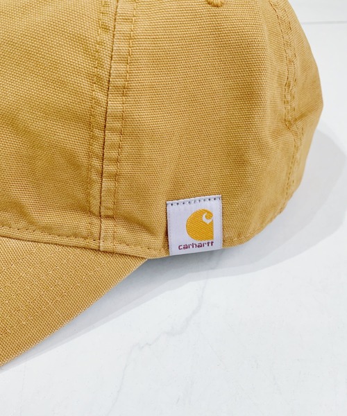 Carhartt(カーハート)の「【Carhartt カーハート】ウォッシュドツイルキャップ Cotton Canvas Cap(キャップ・レディース・ブラック/ネイビー/ブラウン/グレー・FREE)」の21枚目の写真