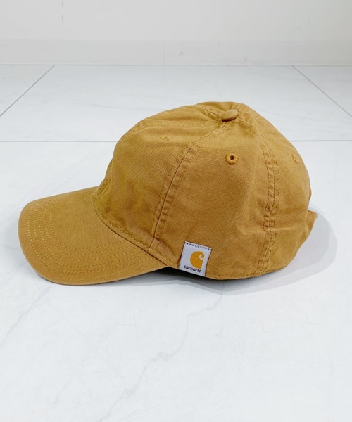 Carhartt(カーハート)の「【Carhartt カーハート】ウォッシュドツイルキャップ Cotton Canvas Cap(キャップ・レディース・ブラック/ネイビー/ブラウン/グレー・FREE)」の9枚目の写真