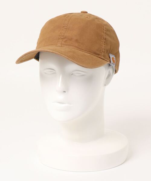 Carhartt(カーハート)の「【Carhartt カーハート】ウォッシュドツイルキャップ Cotton Canvas Cap(キャップ・レディース・ブラック/ネイビー/ブラウン/グレー・FREE)」の7枚目の写真