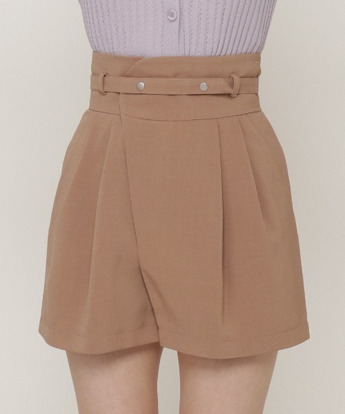 REDYAZEL（レディアゼル）の「アシメタックデザインショートパンツ（その他パンツ・レディース・ベージュ/ネイビー/グリーン・SMALL/MEDIUM）」の19枚目の写真