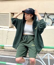 【KOOKY'N/クーキー】刺繍スウェットジップパーカー