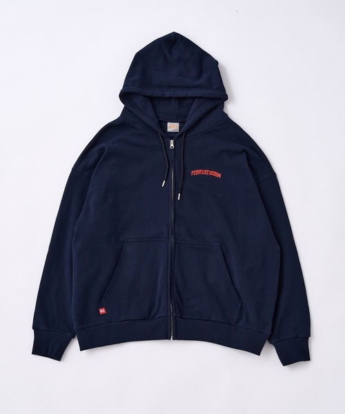 WHO'S WHO gallery(フーズフーギャラリー)の「【KOOKY'N/クーキー】刺繍スウェットジップパーカー(パーカー・メンズ・アッシュグレー/ブラック/ネイビー/ブルー/グリーン・FREE)」の13枚目の写真