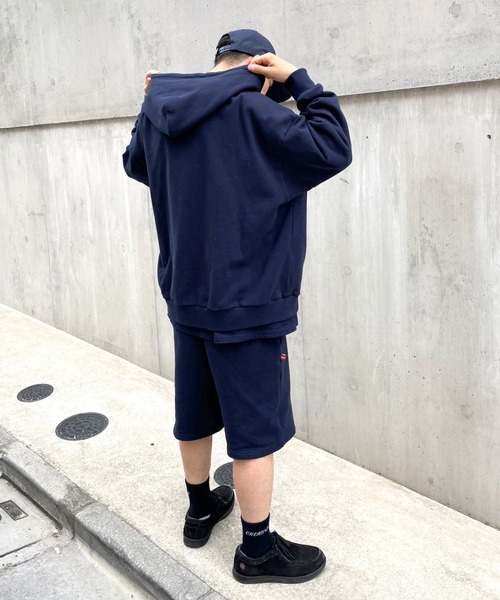 WHO'S WHO gallery(フーズフーギャラリー)の「【KOOKY'N/クーキー】刺繍スウェットジップパーカー(パーカー・メンズ・アッシュグレー/ブラック/ネイビー/ブルー/グリーン・FREE)」の9枚目の写真