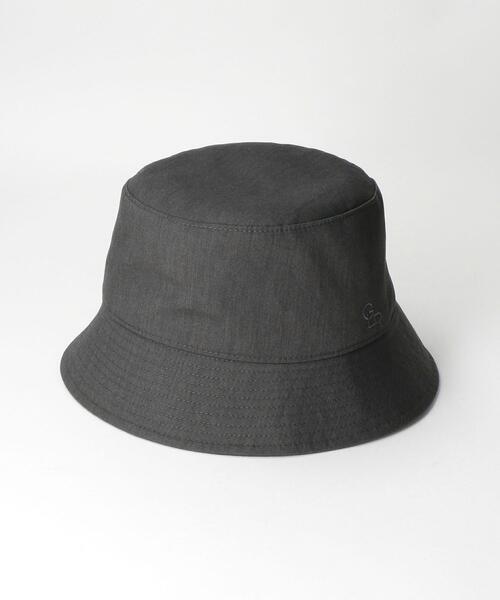green label relaxing（グリーンレーベルリラクシング）の「CM GLR TR バケットハット（ハット・メンズ・ベージュ/ブラック/グレー・FREE）」の3枚目の写真