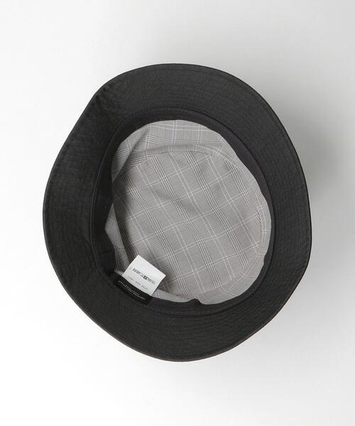 green label relaxing（グリーンレーベルリラクシング）の「CM GLR TR バケットハット（ハット・メンズ・ベージュ/ブラック/グレー・FREE）」の10枚目の写真