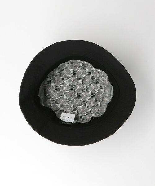 green label relaxing（グリーンレーベルリラクシング）の「CM GLR TR バケットハット（ハット・メンズ・ベージュ/ブラック/グレー・FREE）」の6枚目の写真