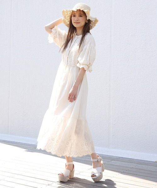 one after another NICE CLAUP（ワンアフターアナザーナイスクラップ）の「ジュートクロスサンダル（サンダル・レディース・アイボリー/ブルーグレー・S/M/L/LL）」の16枚目の写真