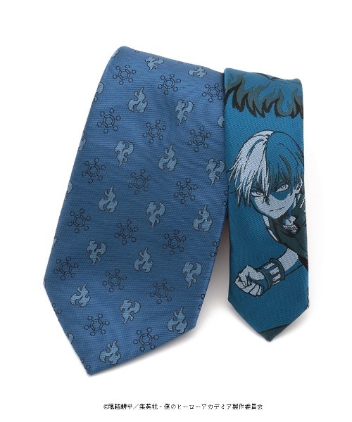 Tvアニメ 僕のヒーローアカデミア ネクタイ 轟焦凍 小柄 ブルー ネクタイ Perfect Suit Factory パーフェクトスーツファクトリー のファッション通販 Zozotown