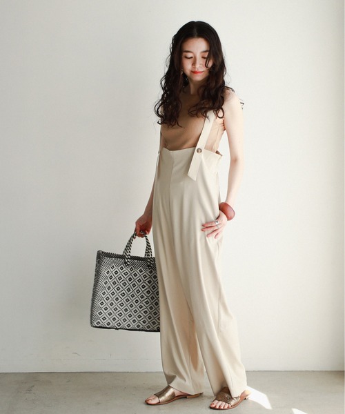 feepur（フェピュール）の「パッド付きアメリカンスリーブリブタンクトップ（タンクトップ・レディース・サックスブルー/ベージュ/ブラック/オフホワイト・MEDIUM）」の7枚目の写真