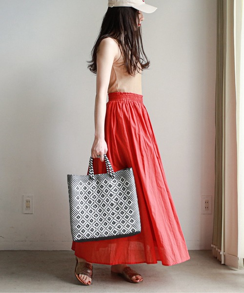 feepur（フェピュール）の「パッド付きアメリカンスリーブリブタンクトップ（タンクトップ・レディース・サックスブルー/ベージュ/ブラック/オフホワイト・MEDIUM）」の20枚目の写真