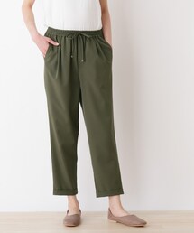 SHOO・LA・RUE | 【S-3L】微光沢ツイルイージーテーパードパンツ(その他パンツ)